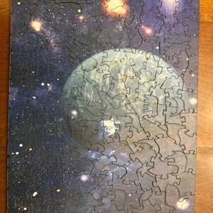 Wooden Jigsaw Puzzle Plants Solar System Unique Pieces